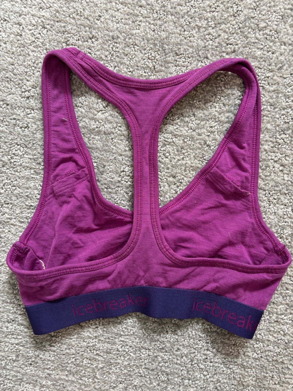 Icebreaker Merino wool Racerback Sports Bra
